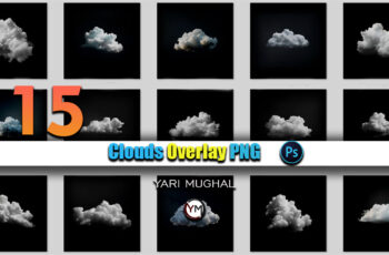 15 Clouds Overlay PNG