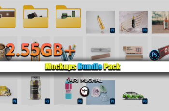 2.55+ GB Mockups Bundle Pack